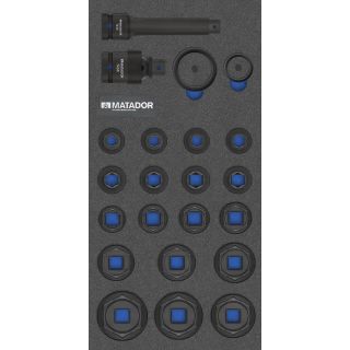 Módulo MTS (1/3): 1/2 juego de tomas de corriente 24 piezas