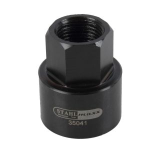 Adaptador de rosca para martillo percutor, hembra M18 x 1,5 a hembra M27 x 1,0
