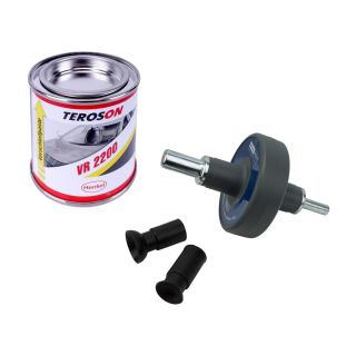 Conjunto de pasta para pulir y ventosas para válvulas