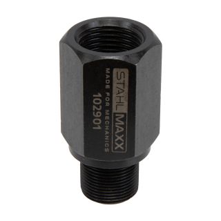 Adaptador de rosca para martillo percutor, hembra M18 x 1,5 a macho M17 x 1,0