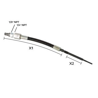 Adaptador de calentadores para prueba de compresión, M8 x 1, flexible