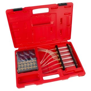 Medidor de caudal de retorno del inyector Common-Rail, incl. 24 adaptadores