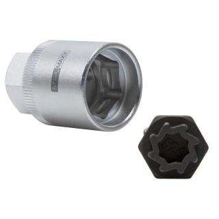 Llave de vaso para tornillos de rueda / Bloqueo de rueda como OEM T10313-524