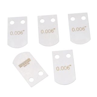 Plaquitas calibradoras de sonda de válvulas, 0,006", para Porsche