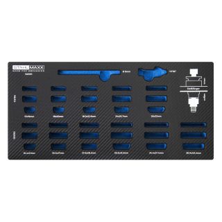 Inserto de espuma a medida para juego de herramientas de troquelado PDC, 17 - 40,4mm