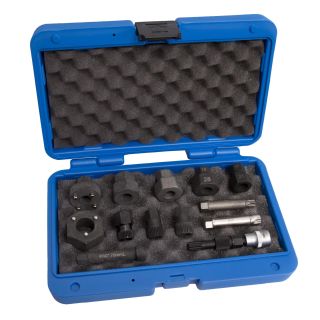 Herramienta de desmontaje para polea de rueda libre del alternador