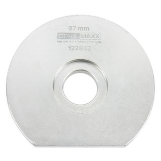 Pieza de presión, redonda, plana, 97 mm, para rodamientos, casquillos, anillos de sellado