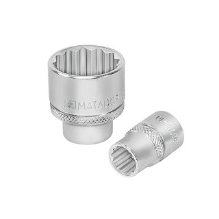 Llave de vaso, 12 puntas, (3/8")