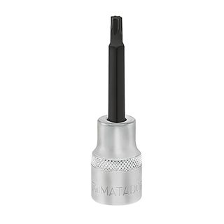 Llave de vaso para puntas de destornillador, larga, TORX®, (1/2")